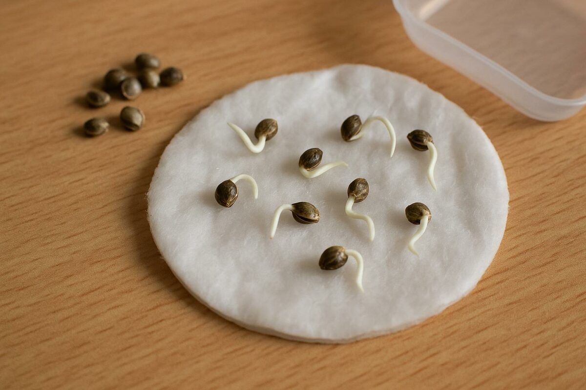 Kiełkowanie nasion marihuany