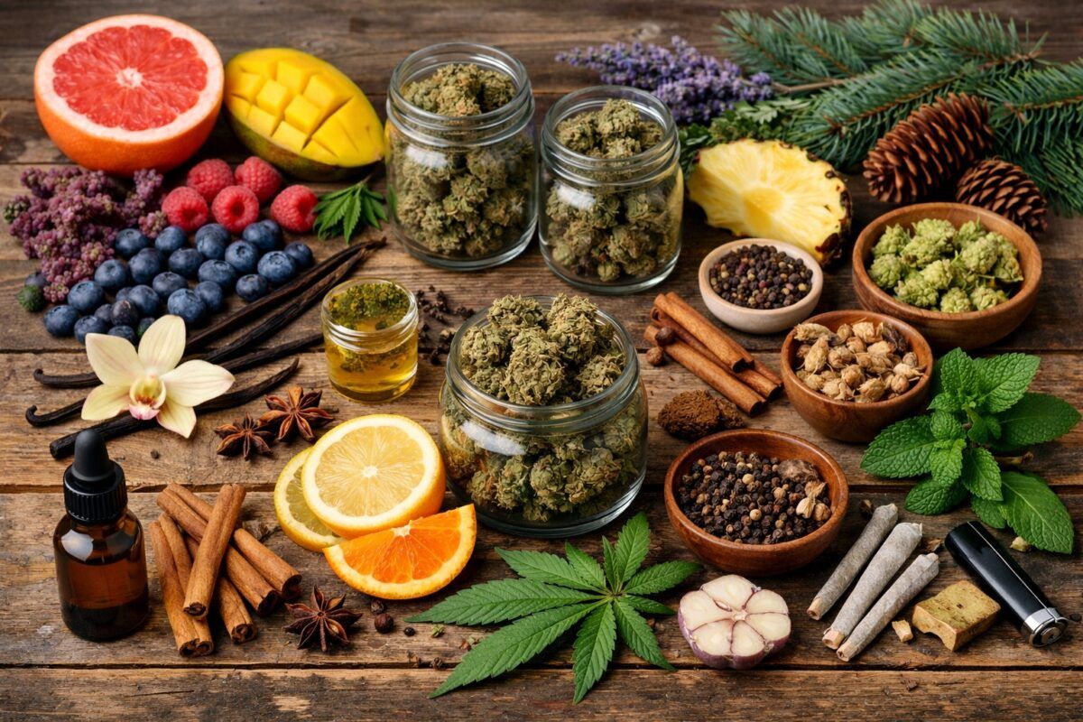 Najpopularniejsze profile terpenowe odmian marihuany