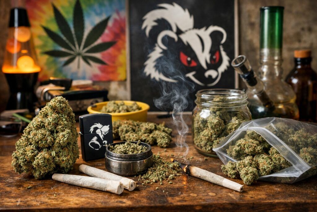 Odmiany marihuany skunk