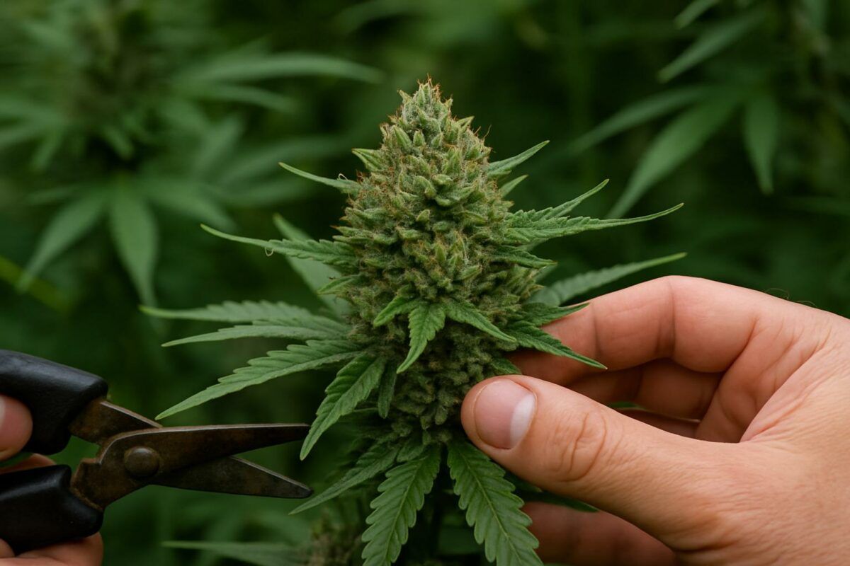 Odpowiedni czas zbiorów marihuany