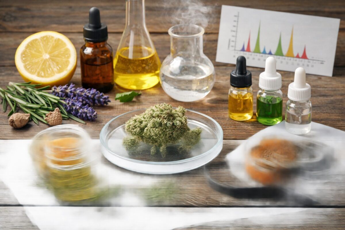 Terpeny w odmianach marihuany